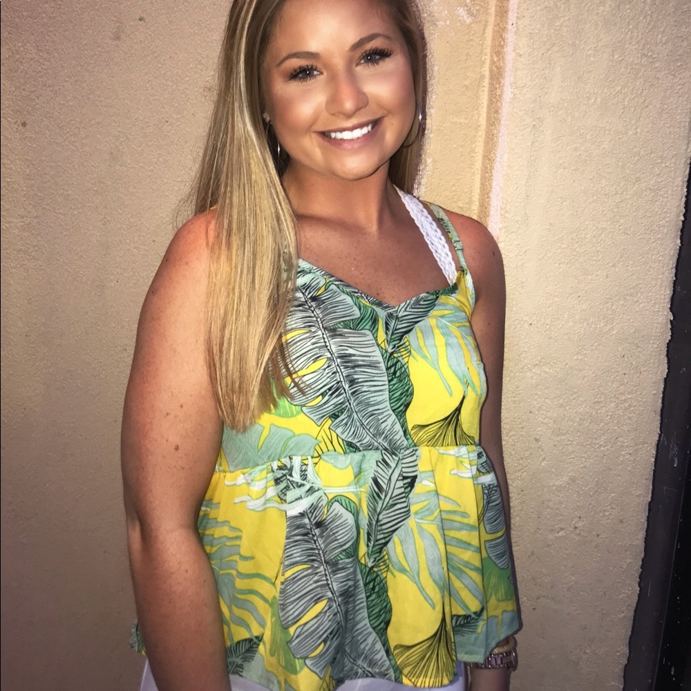 floral tank top